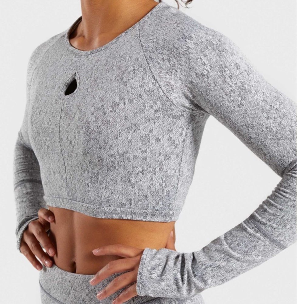 ❌SOLD❌ Gymshark long sleeve crop top